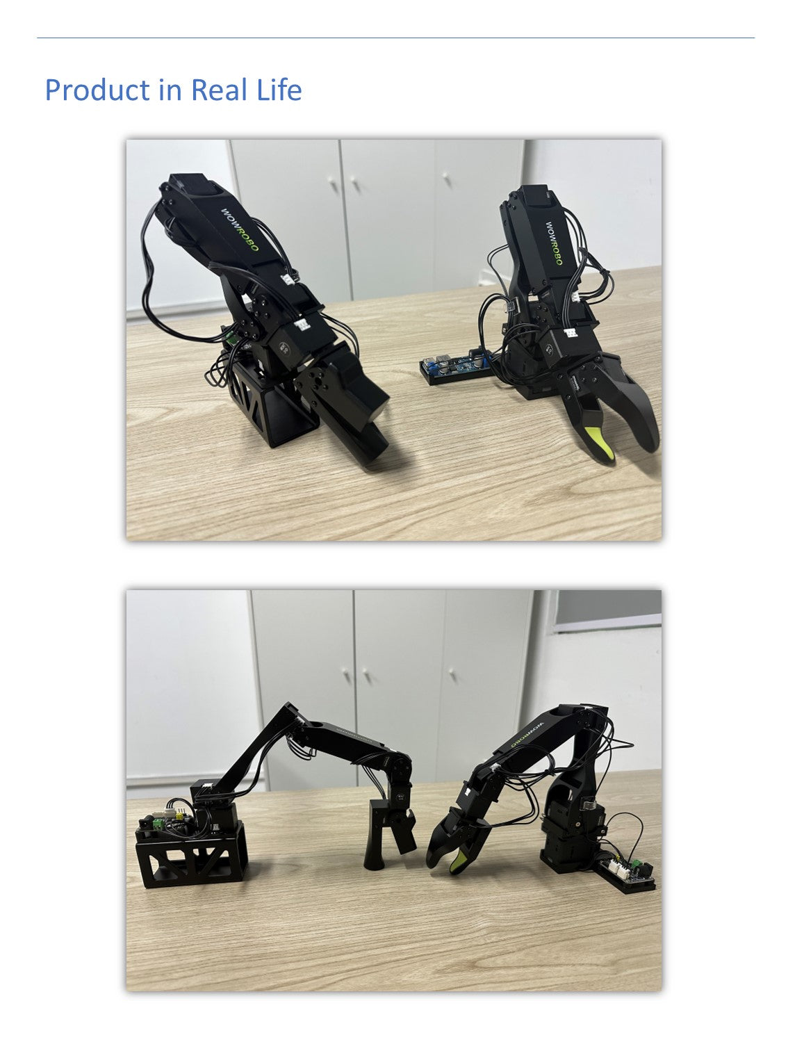 WowRobo TwinArm Robotic Arm Set, Inspired by Koch V1.1