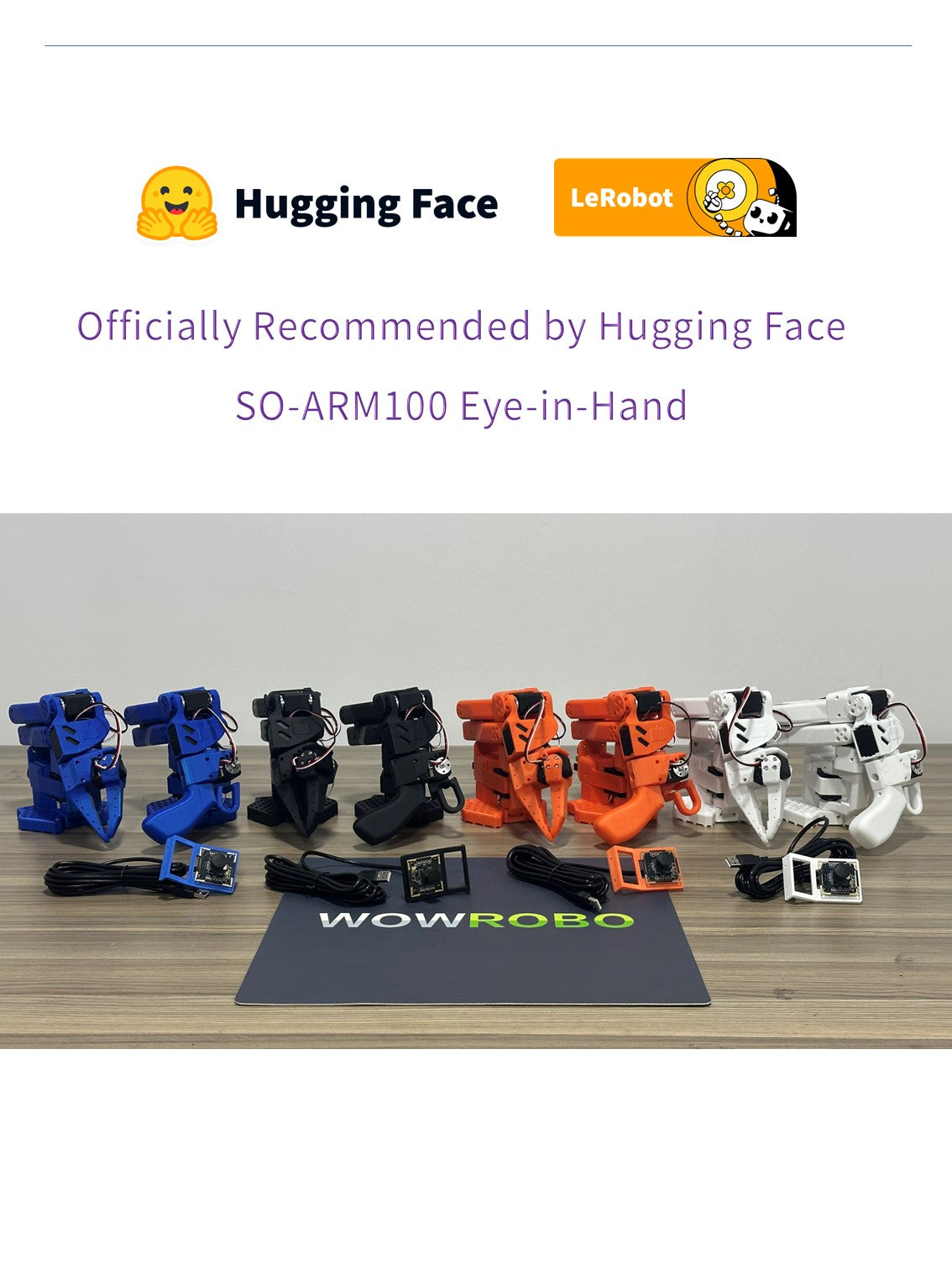 SO-ARM100 DIY Kit & Assembled Version – WowRobo Robotics